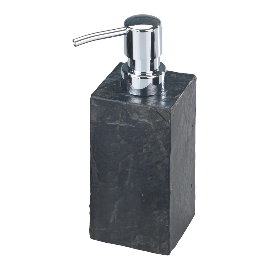 WENKO 17921100 - Dozator tekočega mila SLATE ROCK 250 ml antracit