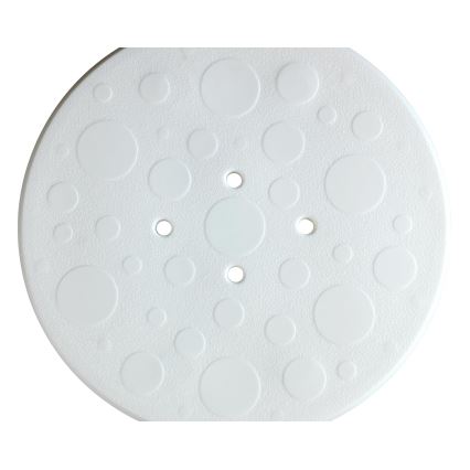 WENKO 1792921100-Stolček SECURA 45,5x45,5 cm bela/srebrna/siva