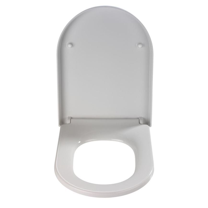 WENKO 18396100-WC sedež PALMA 46,5x35,7 cm bela/srebrna