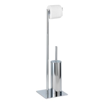 WENKO 18562100 - WC ščetka RECCO 20x71,5 cm, sijajni krom