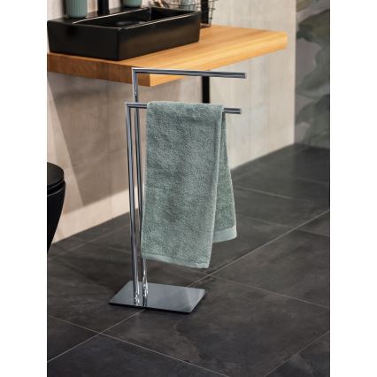 WENKO 18563100 - Stojalo za brisače RECCO 48x80,5 cm sijajni krom