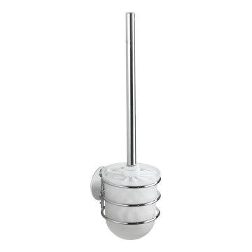 WENKO 18768100-WC komplet TURBO-LOC, okrogel, iz jekla, 10x37,5 cm, sijajni krom/bela
