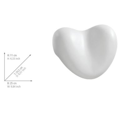 WENKO 18936100-Blazina TROPIC 25x20,5 cm bela