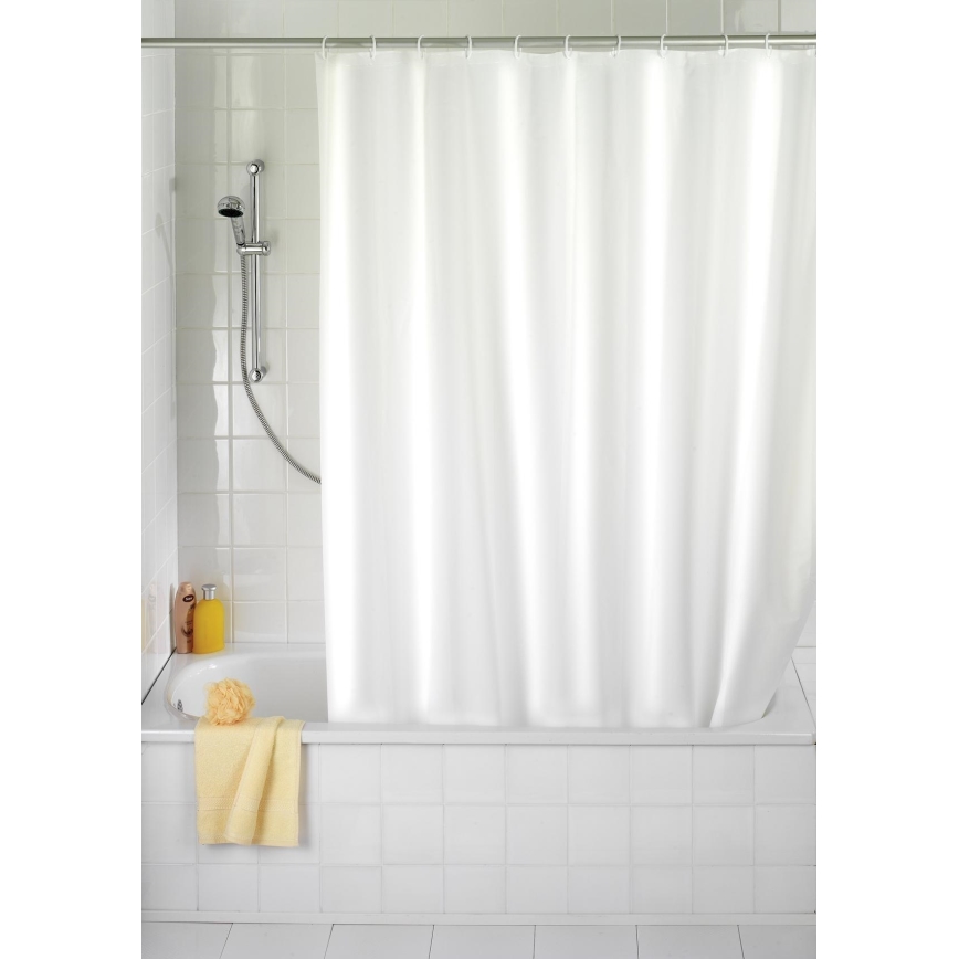 WENKO 19103100 - Zavesa za prho 120x200 cm bela