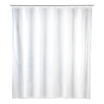 WENKO 19104100 - Zavesa za tuš 180 x 200 cm, bela