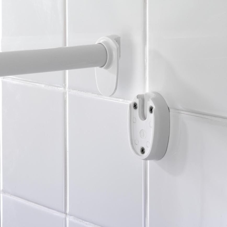 WENKO 19216100 - Nosilec palice UNIVERSAL 2,5x2,5 cm, bel