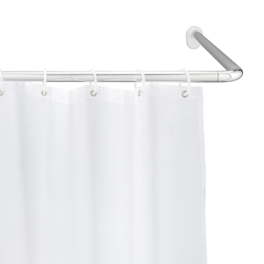 WENKO 19218100 - Palica UNIVERSAL 2,5x2,5 cm krom/bela
