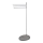WENKO 19493100 - Stojalo za brisače PEBBLE STONE 38x84 cm visokosijajni krom/siva