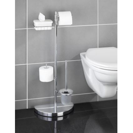 WENKO 196022500 - Toaletni center SPACE MARVEL 34x84,5 cm srebrna/saten