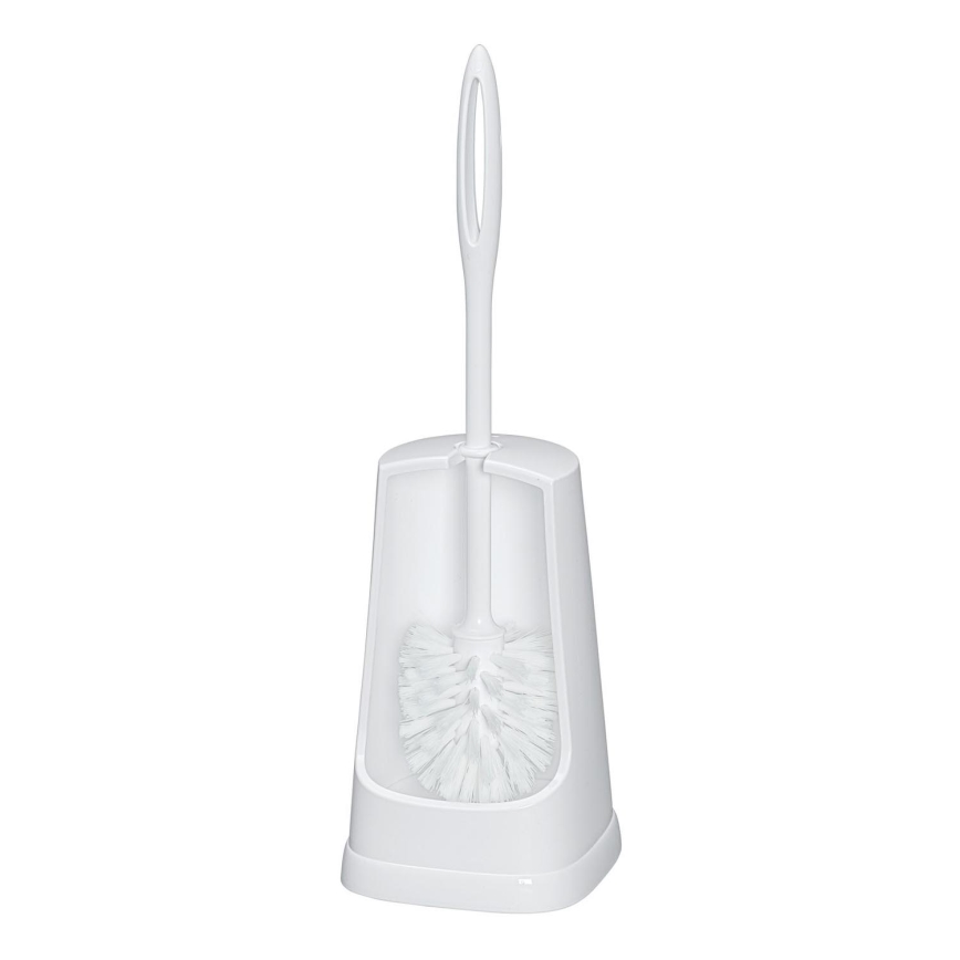 WENKO 19607100 - WC ščetka SIMPLE 12,5x40 cm bela