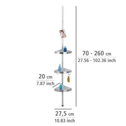 WENKO 20349100-Kotni element PREMIUM 27,5x260 cm saten