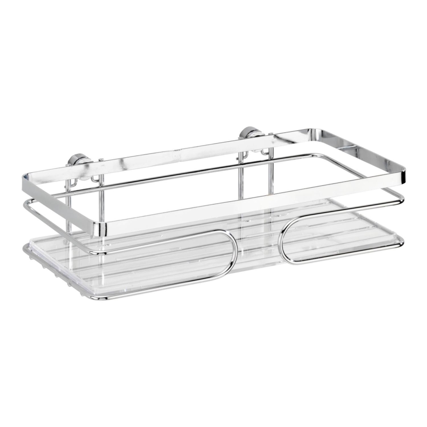 WENKO 20409100-Polica PREMIUM iz nerjavečega jekla 24x13,5 cm nerjaveča/srebrna