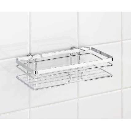 WENKO 20409100-Polica PREMIUM iz nerjavečega jekla 24x13,5 cm nerjaveča/srebrna