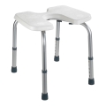 WENKO 206051100-Stolček SECURA 46x53,5 cm bel/srebrn