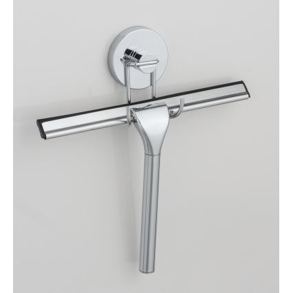 WENKO 20877100-Strgalo VACUUM-LOC RUND STAH 24,5x25 cm nerjaveče/sijaj. krom/srebrna