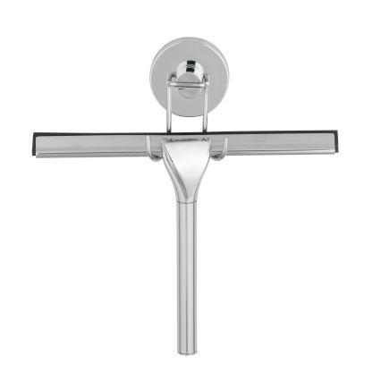 WENKO 20877100-Strgalo VACUUM-LOC RUND STAH 24,5x25 cm nerjaveče/sijaj. krom/srebrna