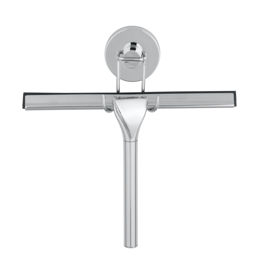 WENKO 20877100-Strgalo VACUUM-LOC RUND STAH 24,5x25 cm nerjaveče/sijaj. krom/srebrna