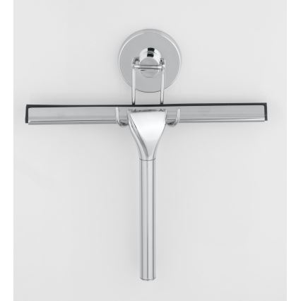 WENKO 20877100-Strgalo VACUUM-LOC RUND STAH 24,5x25 cm nerjaveče/sijaj. krom/srebrna