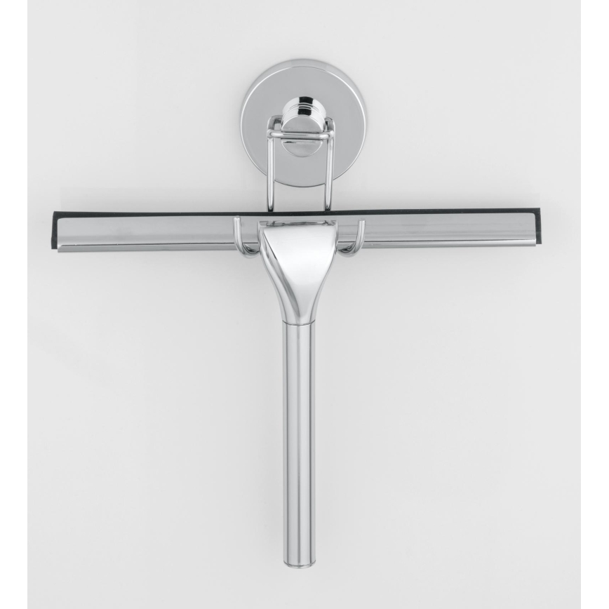 WENKO 20877100-Strgalo VACUUM-LOC RUND STAH 24,5x25 cm nerjaveče/sijaj. krom/srebrna