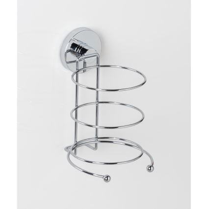 WENKO 20896100-Držalo za sušilec za lase VACUUM-LOC MILAZZO 12x17 cm sijajni krom
