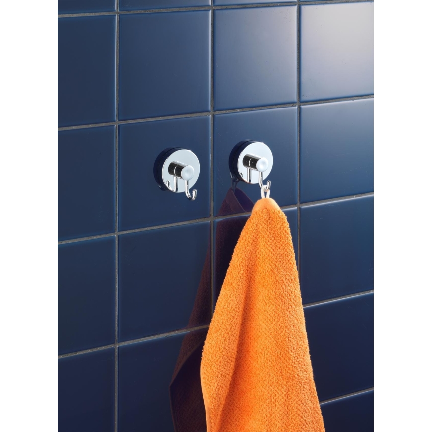 WENKO 20900100 - kavelj VACUUM-LOC, okrogel, iz jekla, 6x6,7 cm, sijajni krom