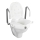 WENKO 20924100-WC sedež SECURA 55x47,5 cm bela/srebrna