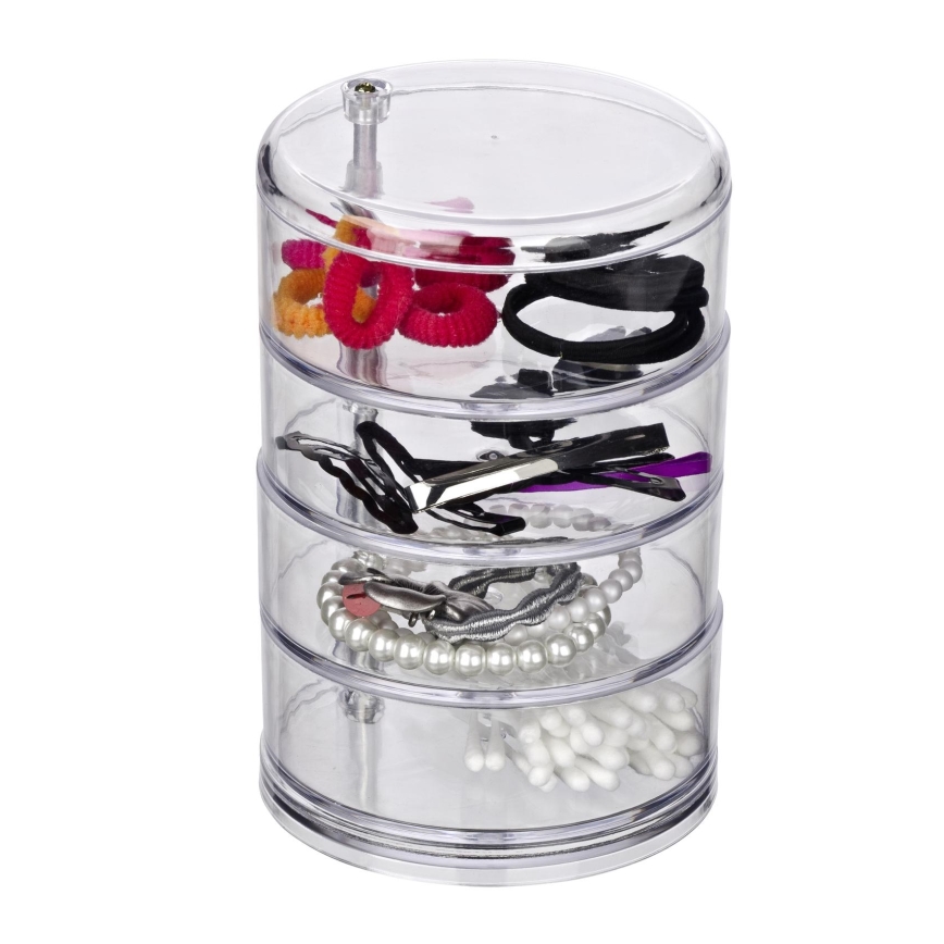 WENKO 20990100 - Organizator TOWER 11,5x17,5 cm prozoren