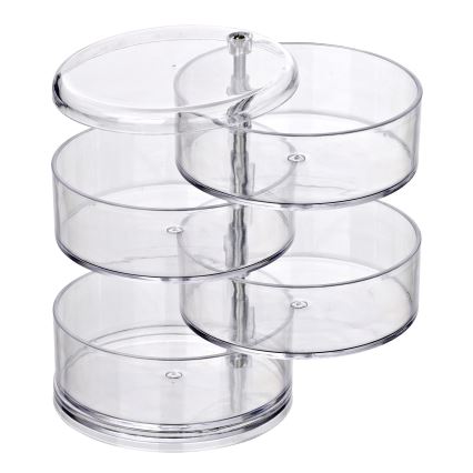 WENKO 20990100 - Organizator TOWER 11,5x17,5 cm prozoren