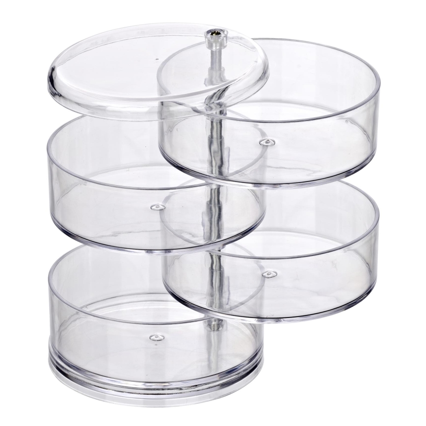 WENKO 20990100 - Organizator TOWER 11,5x17,5 cm prozoren