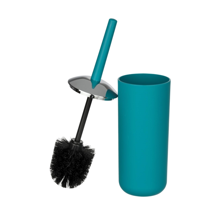 WENKO 21225100 - WC krtača BRASIL 10x37 cm turkizna/sijajni krom