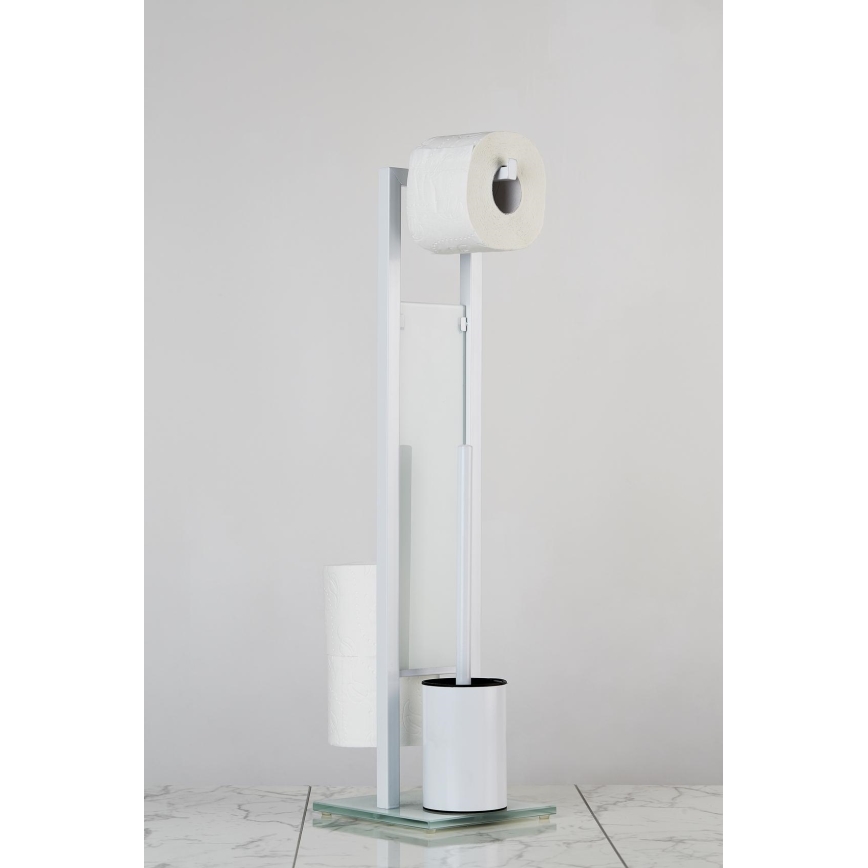 WENKO 21565100 - WC ščetka RIVALTA 18x70 cm bela/črna