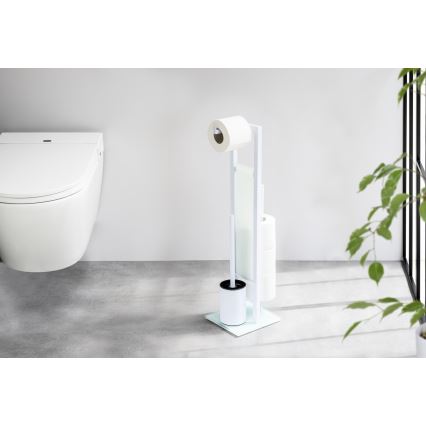 WENKO 21565100 - WC ščetka RIVALTA 18x70 cm bela/črna