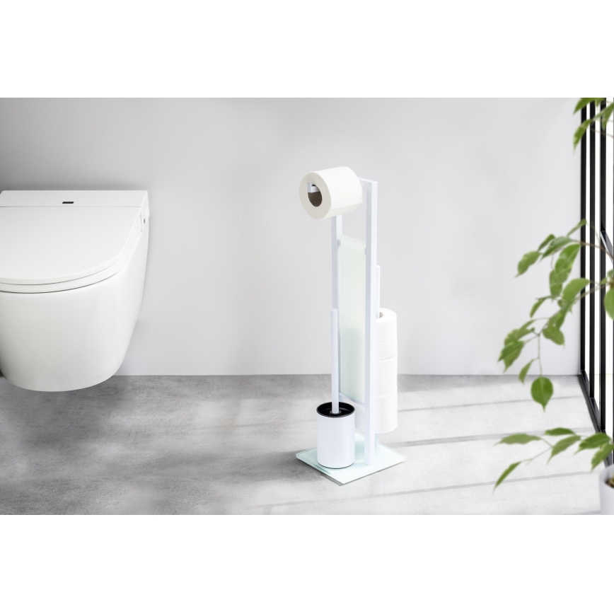 WENKO 21565100 - WC ščetka RIVALTA 18x70 cm bela/črna