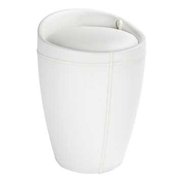 WENKO 21773100 - Stolček CANDY 36x50,5 cm bela/črna