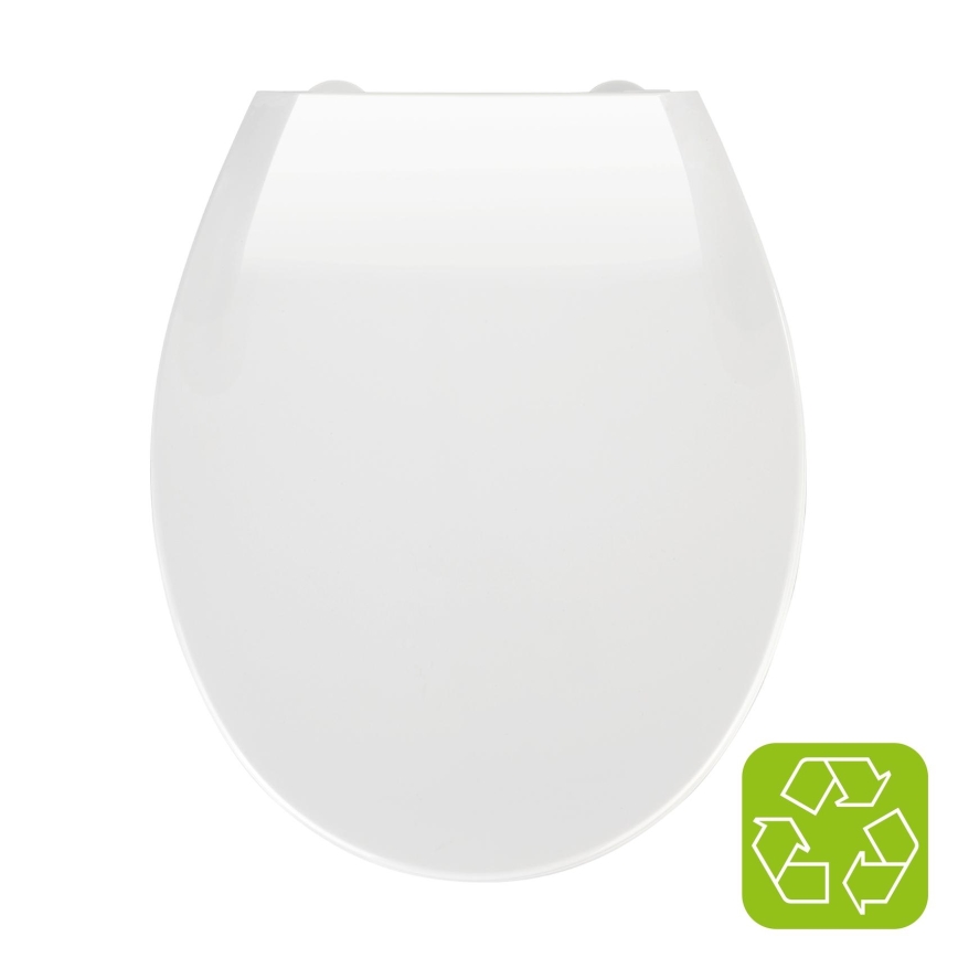 WENKO 21901100-WC sedež KOS 44 x 37 cm bel/srebrn
