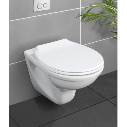 WENKO 21901100-WC sedež KOS 44 x 37 cm bel/srebrn