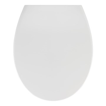 WENKO 21903100-WC sedež za WC SAMOS 44,5x37,5 cm bela/srebrna