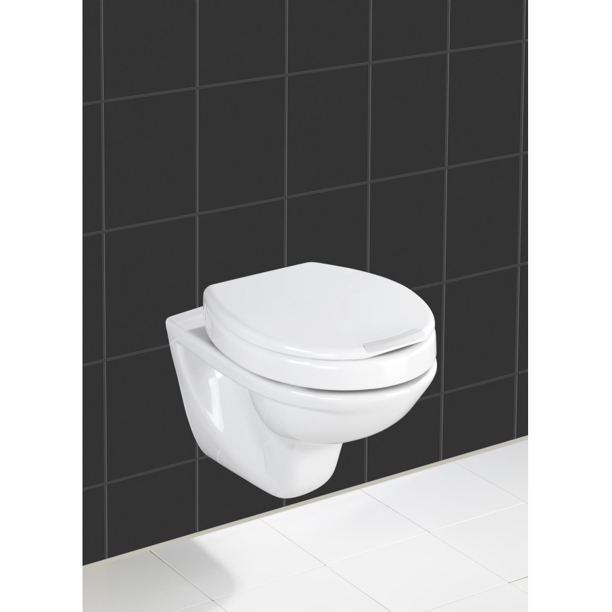 WENKO 21905100-WC sedež SECURA 37x44 cm bela/siva