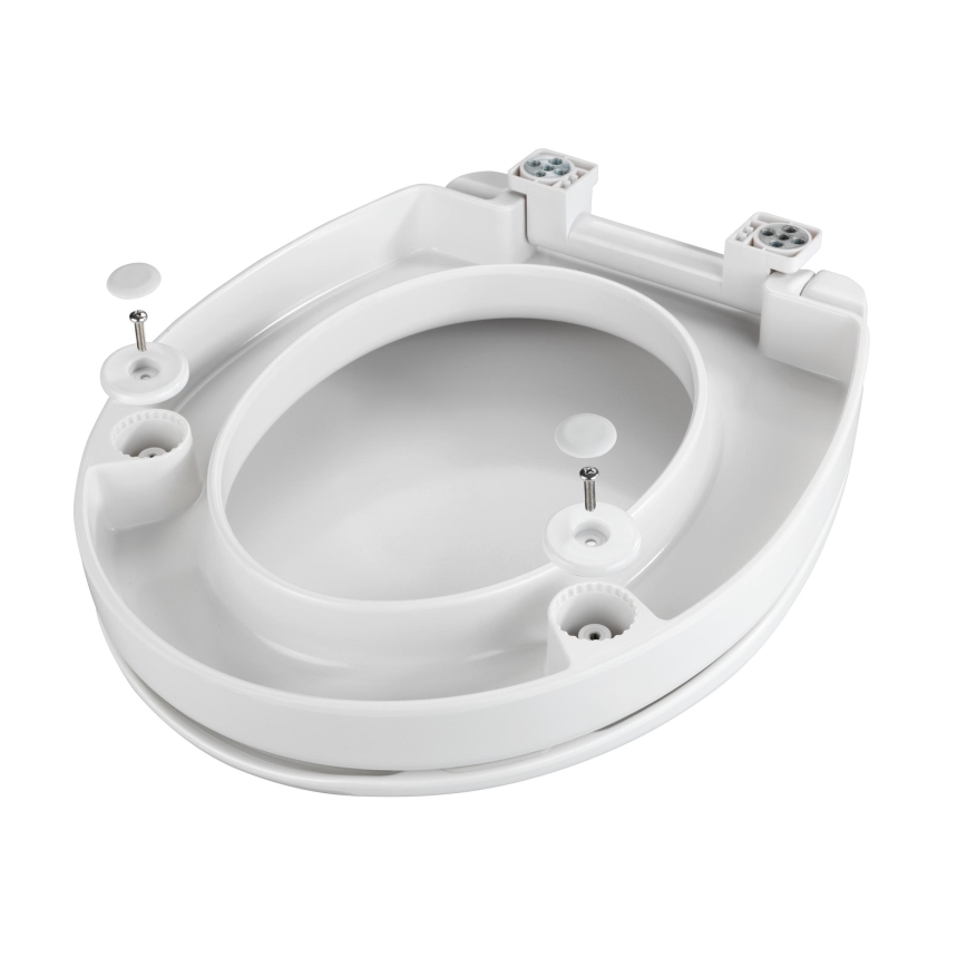 WENKO 21905100-WC sedež SECURA 37x44 cm bela/siva
