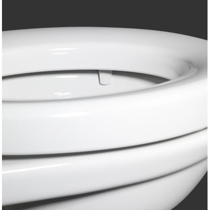 WENKO 21905100-WC sedež SECURA 37x44 cm bela/siva