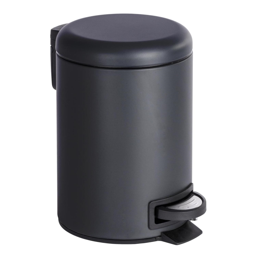 WENKO 22143800 - Koš LEMAN 17x25 cm črn