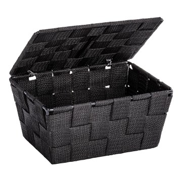 WENKO 22197100 - Koš ADRIA 19x14 cm, črne barve