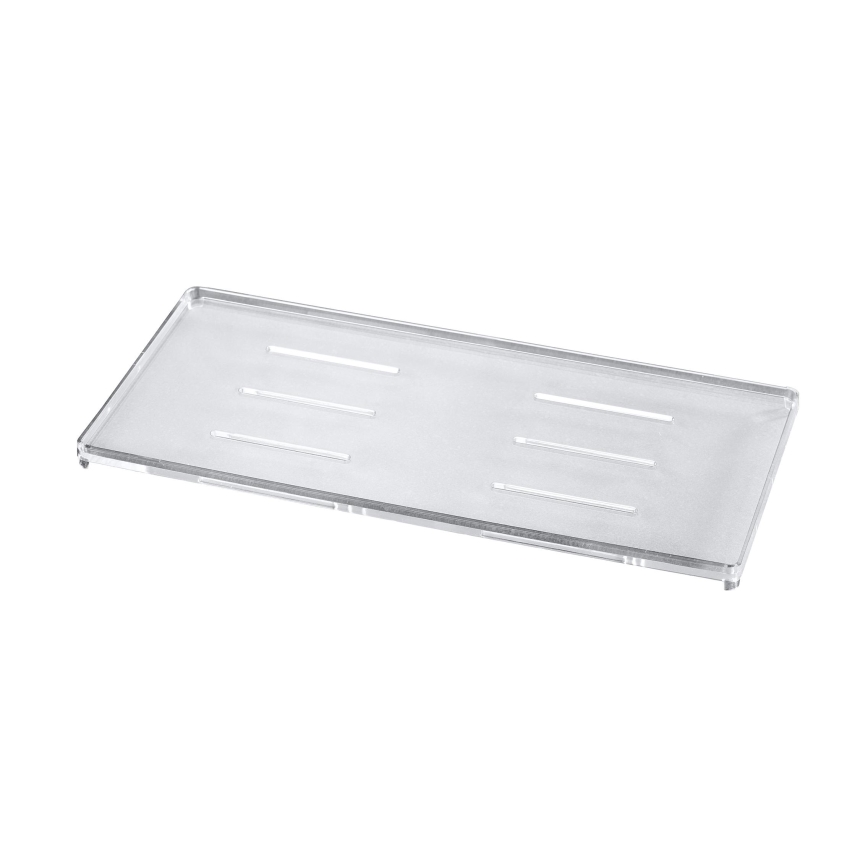 WENKO 22213100 - Stojalo ALDO 24,5x70 cm nerjaveče jeklo/srebrna