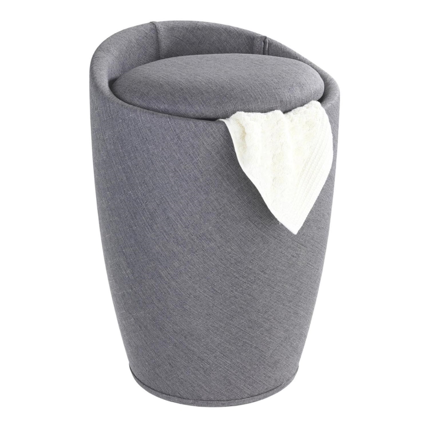 WENKO 22448100 - Stolček CANDY 36x50,5 cm siva/črna