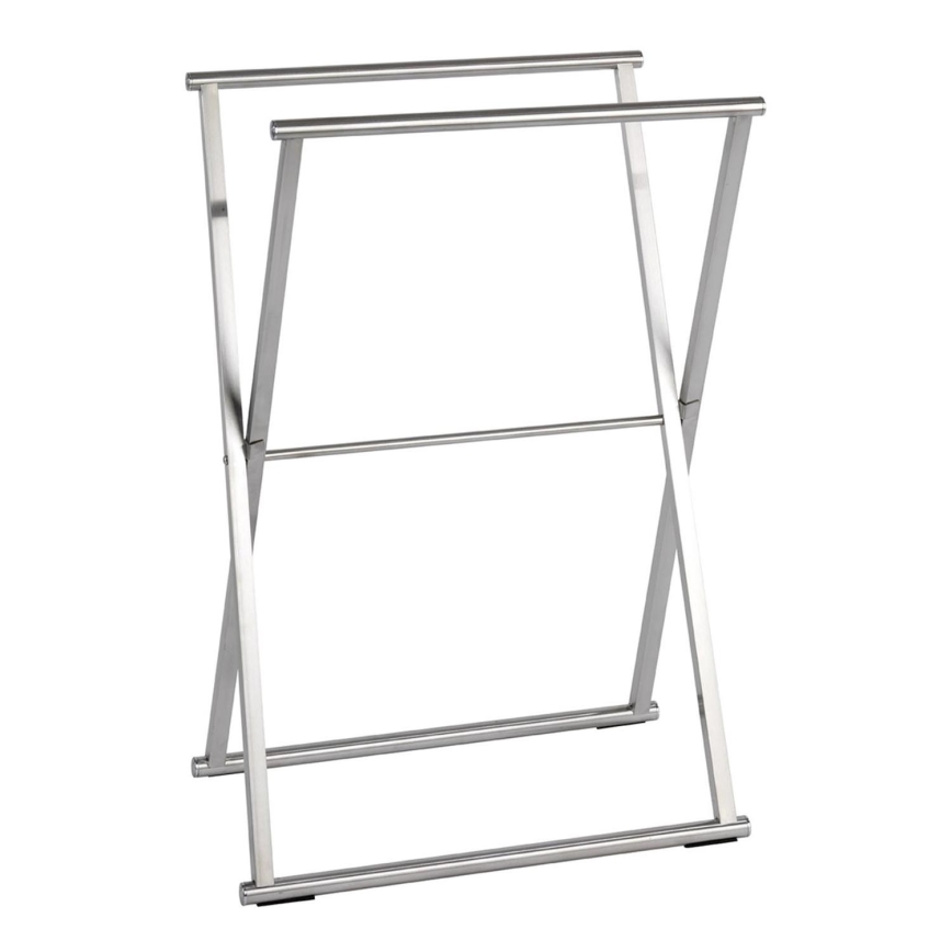 WENKO 22476100 - Stojalo za brisače LAVA 53,5x80,5 cm nerjaveče jeklo/srebrna
