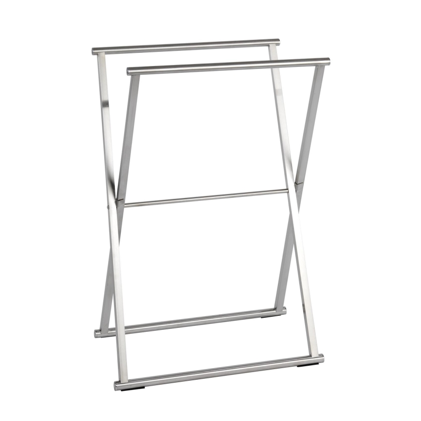 WENKO 22476100 - Stojalo za brisače LAVA 53,5x80,5 cm nerjaveče jeklo/srebrna