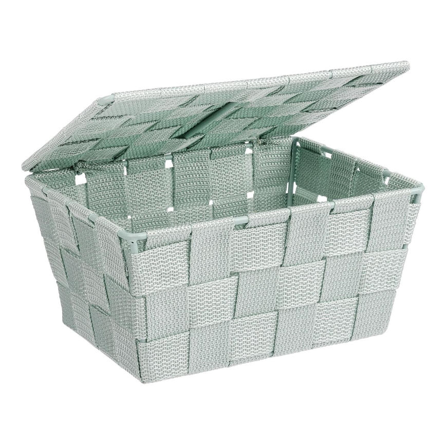 WENKO 22573100 - Zelena košarica ADRIA 19x14 cm
