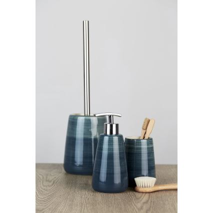 WENKO 22648100 - Komplet za WC POTTERY 12,5x39,5 cm turkizni