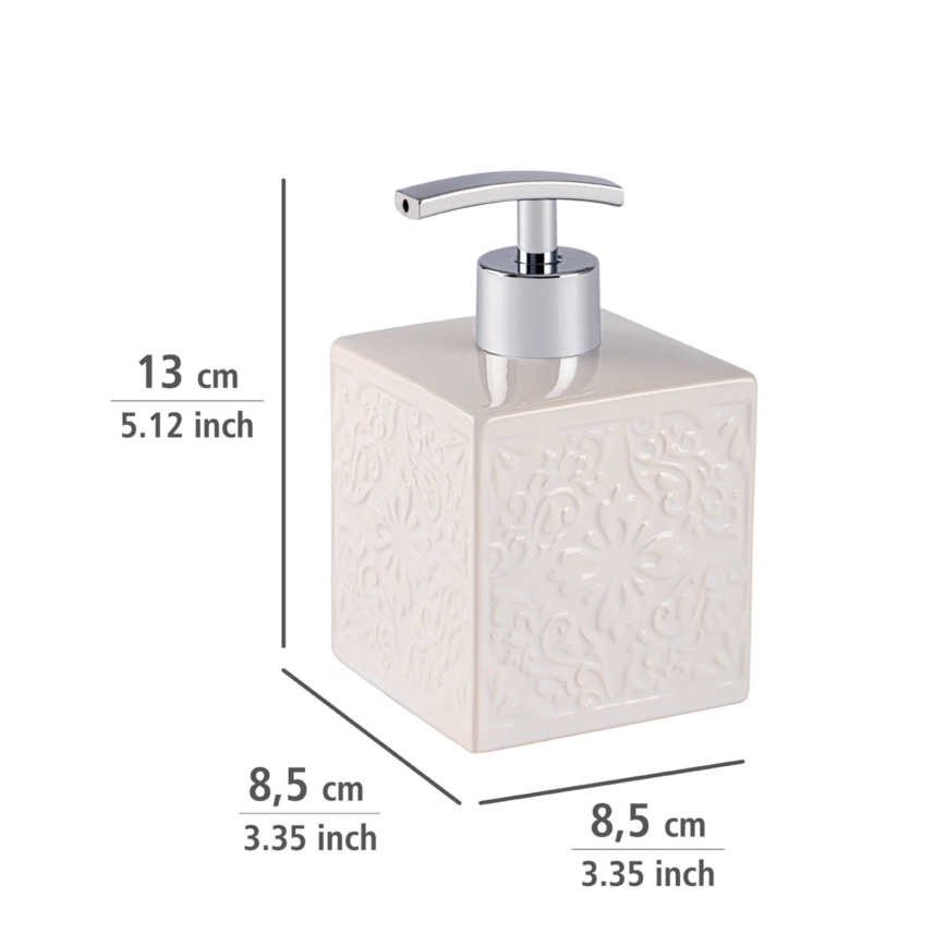 WENKO 22650100 - Dozator za milo CORDOBA 500 ml, bel