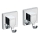 WENKO 22688100-Kavelj VACUUM-LOC QUADRO ED 6x7 cm srebrna/sijajni krom